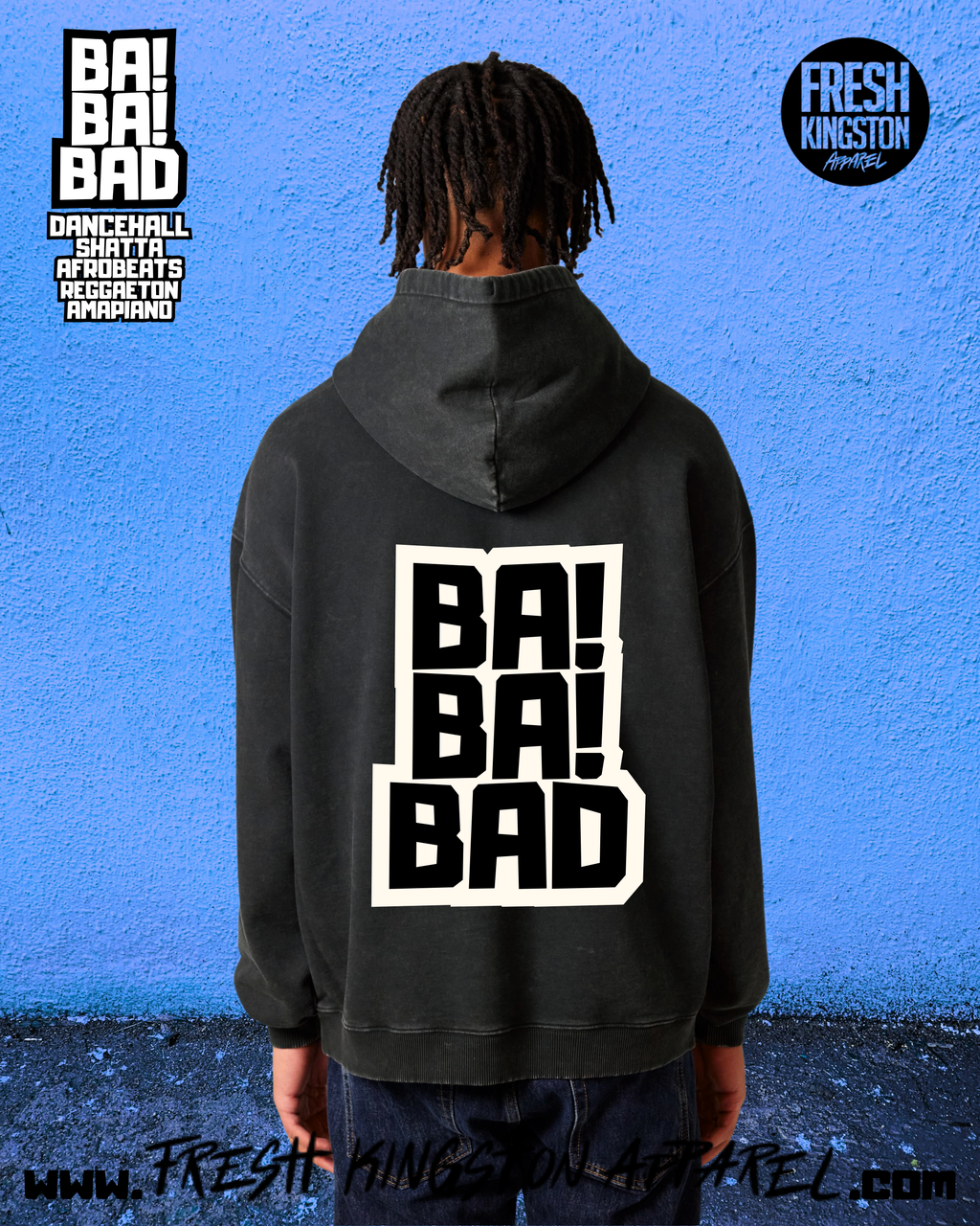 Hoodie „Ba! Ba! Bad! #1“